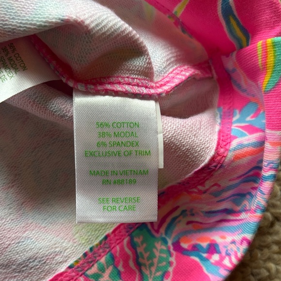 Lilly Pulitzer Pink Floral Strapless Dress - Picture 4 of 4